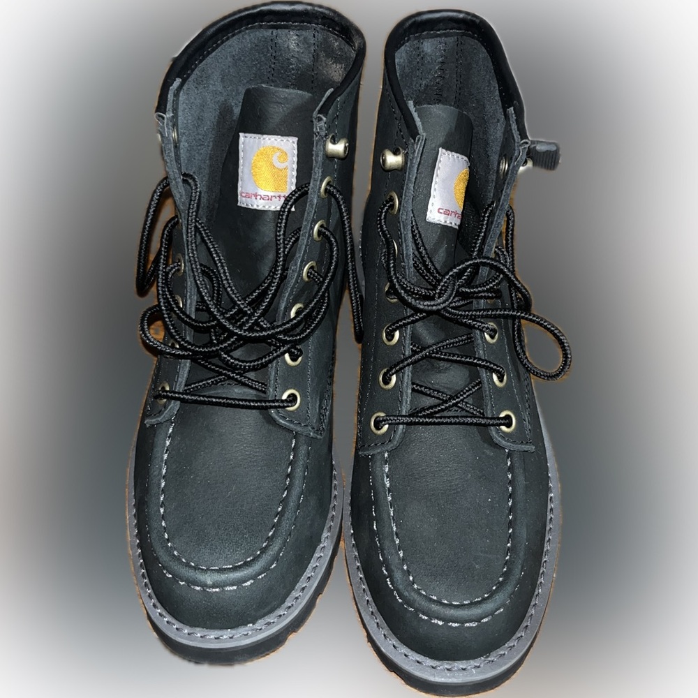 Carhartt Women’s work Black Leather Lace-Up Boots
